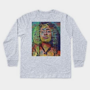 Black Lives Matter (Tribal Woman) Kids Long Sleeve T-Shirt